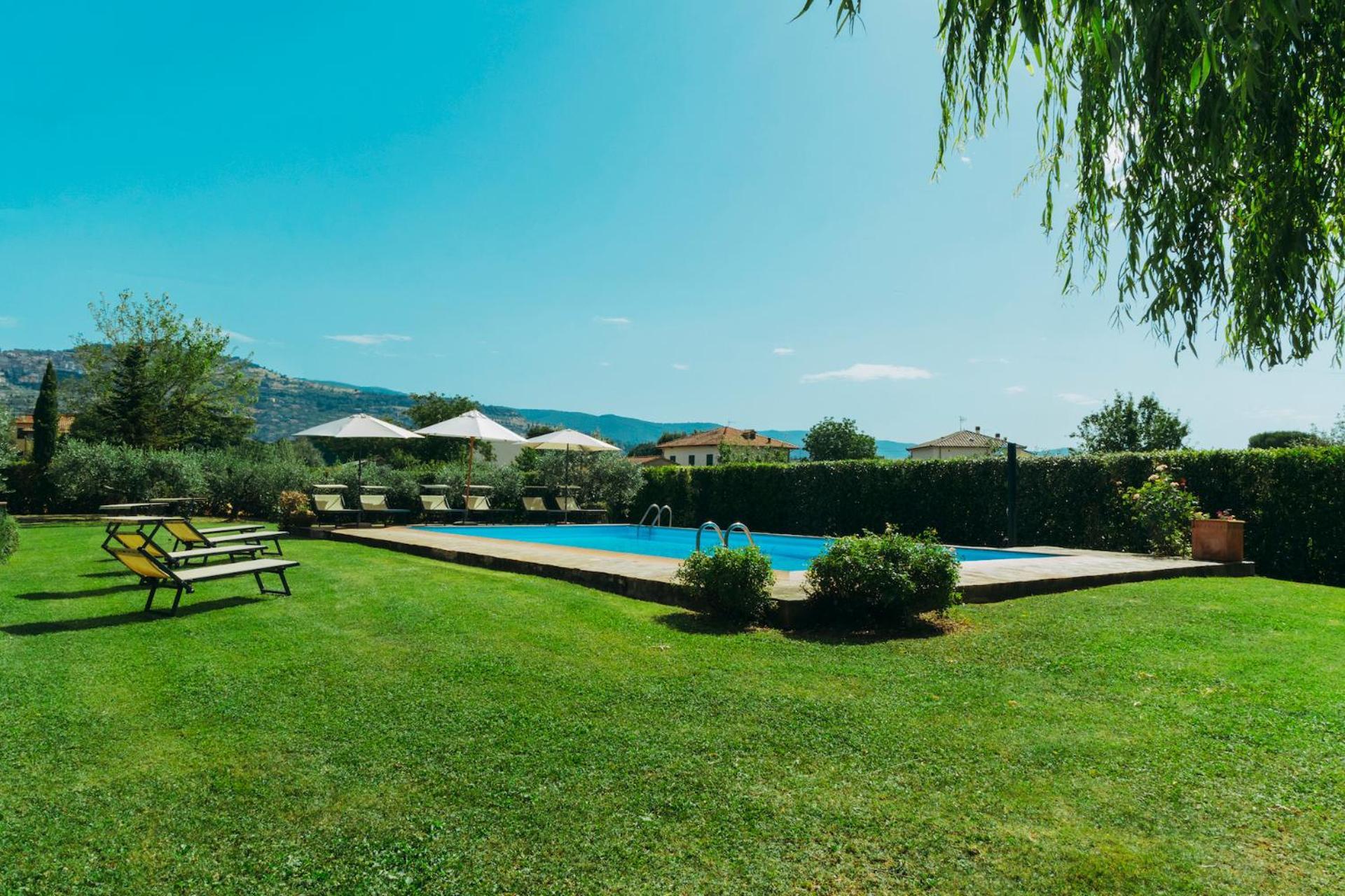 Agriturismo Il Borgo Кортона Екстер'єр фото